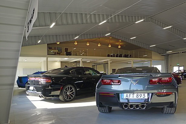 Car showroom, Götene Sweden | BORGA